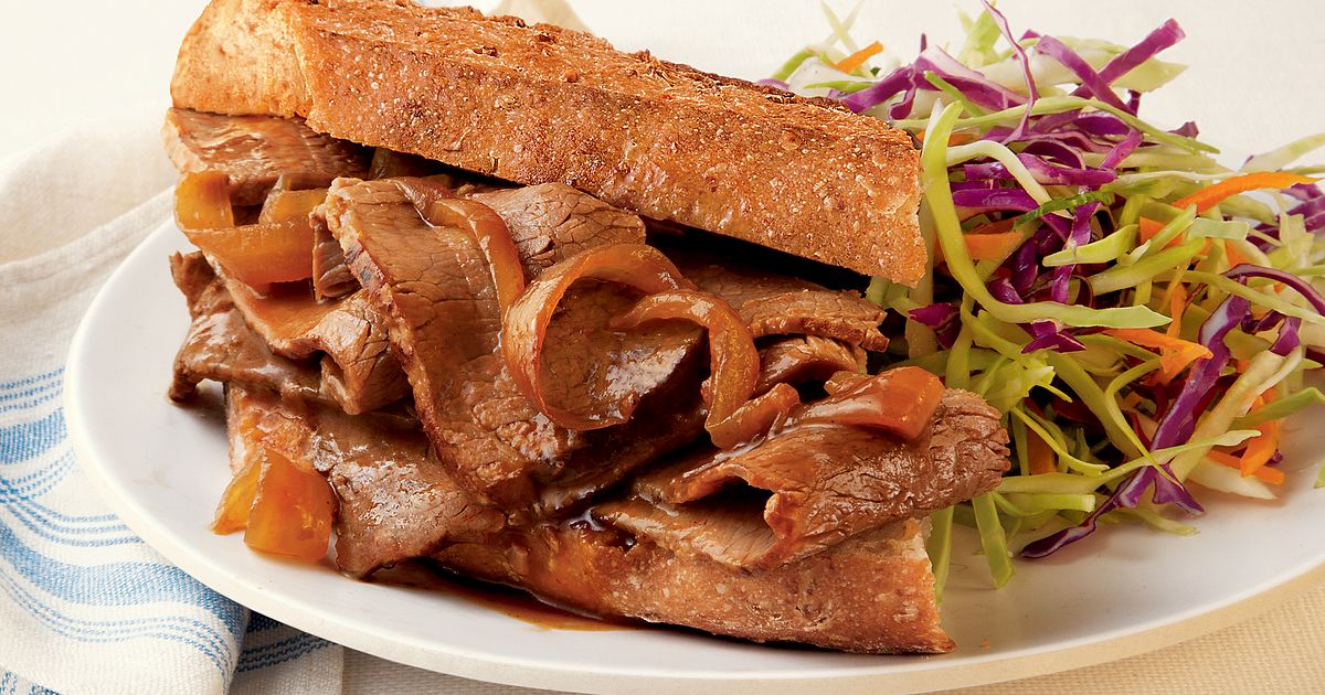 Wasabi-Beer Braised Brisket | Beef Loving Texans | Beef Loving Texans is your one-stop information c