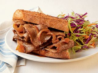Wasabi-Beer Braised Brisket