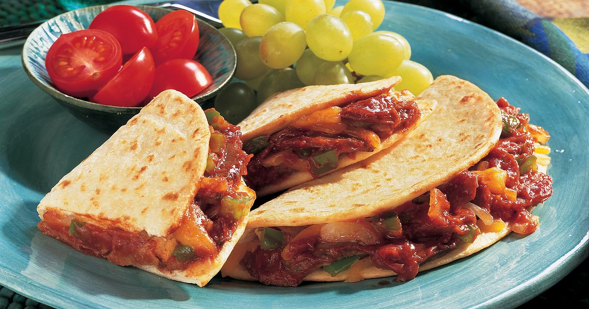 BBQ Beef & Cheese Quesadillas | Beef Loving Texans | Beef Loving Texans is your one-stop information
