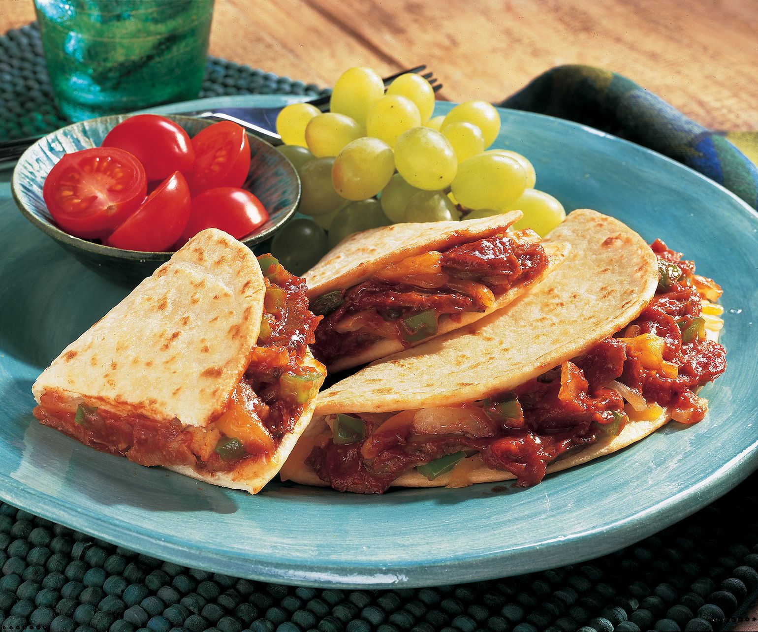 BBQ Beef & Cheese Quesadillas