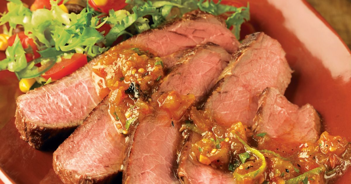 Chipotle Salsa Steak | Beef Loving Texans | Beef Loving Texans is your one-stop information center f