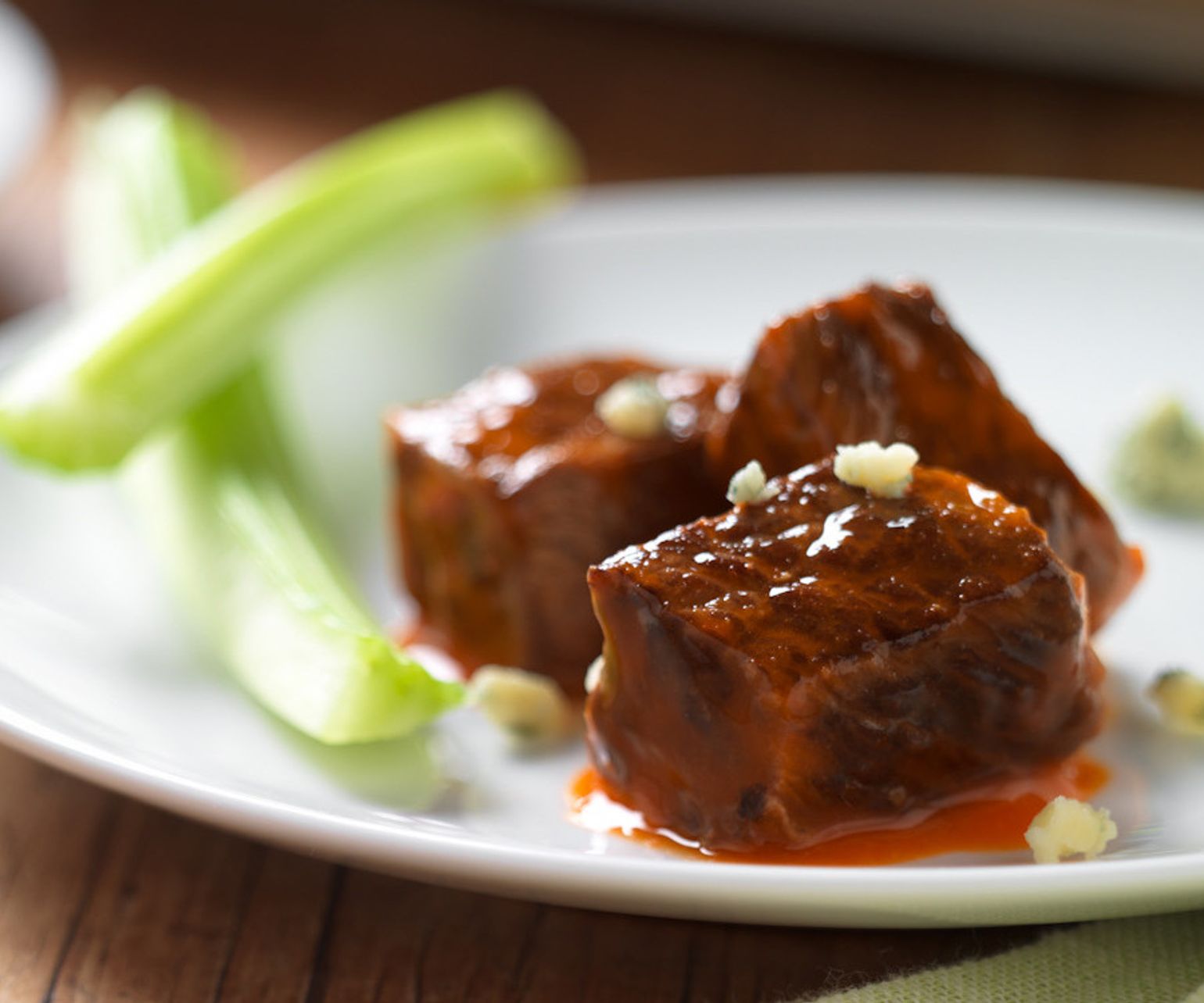 Buffalo-Style Beef Bites