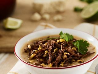 Smoked Beef Brisket and Corn Chowder