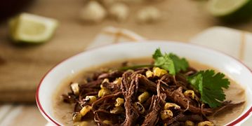 Smoked Beef Brisket and Corn Chowder