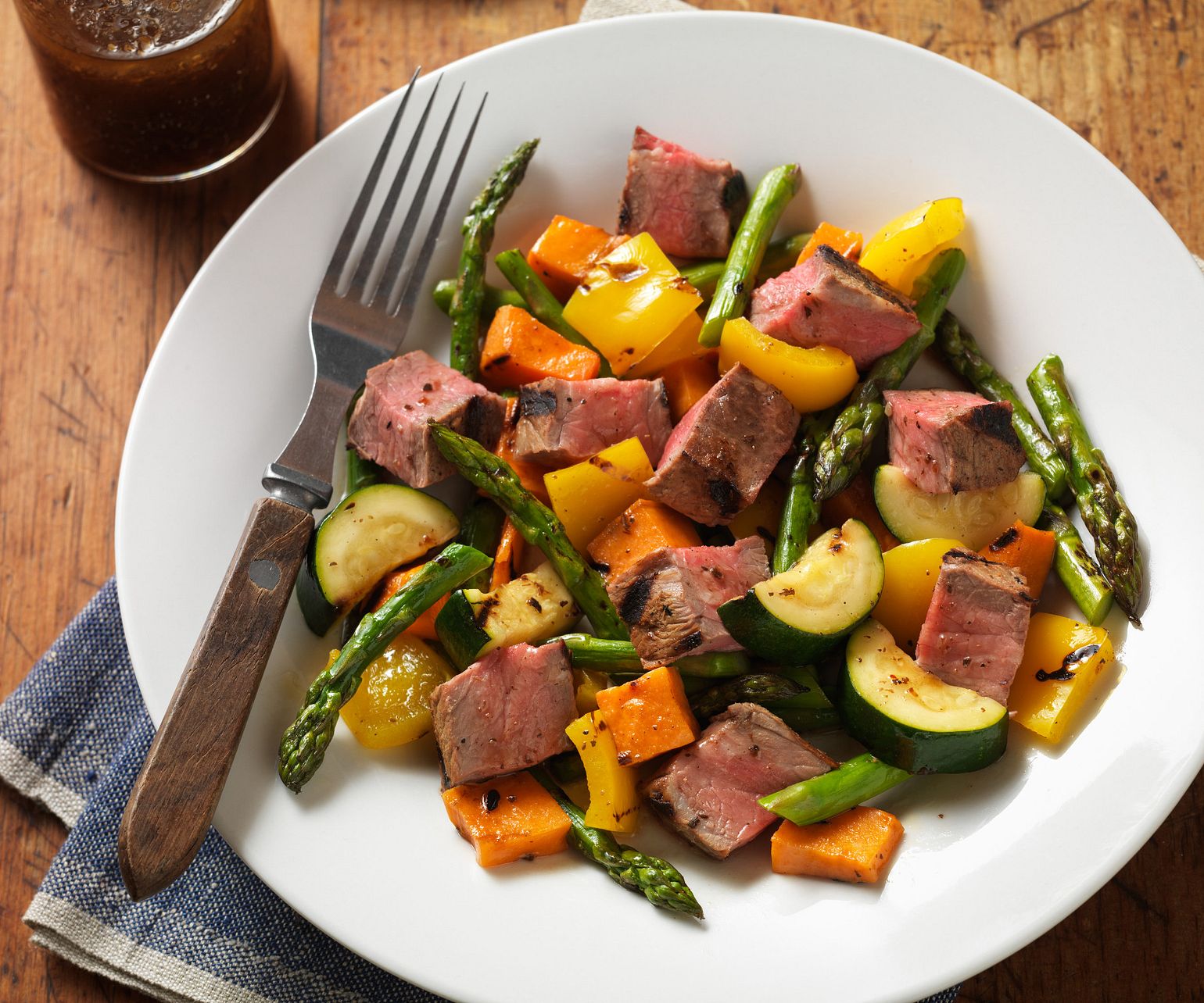 Grilled Steak and Vegetable Salad