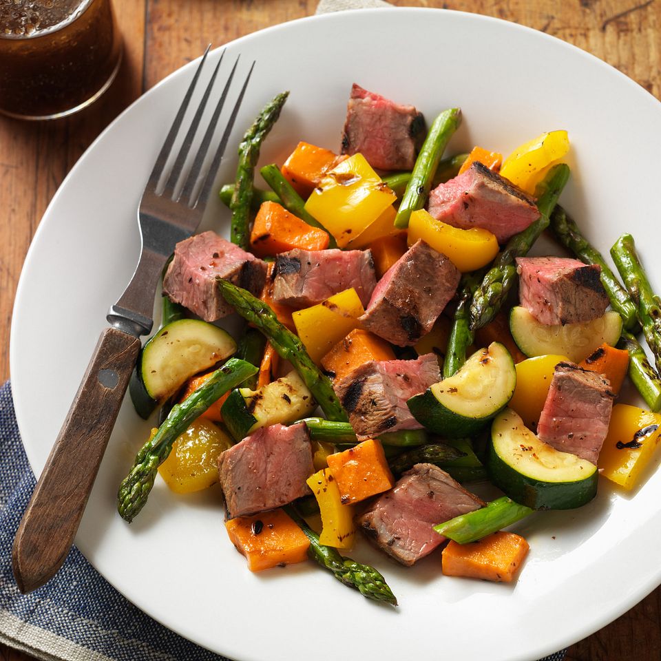 Grilled Steak & Vegetable Salad