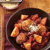 Saucy Skillet Meatballs and Potatoes