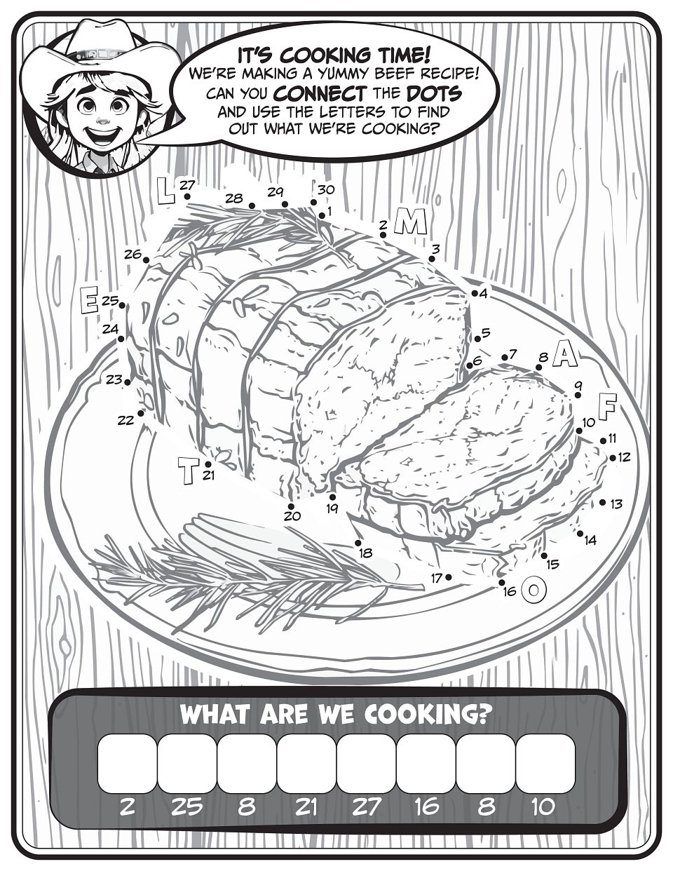 Its Cooking Time Coloring Page