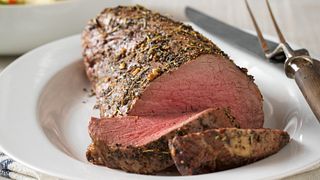 Herbed Beef Tenderloin with Holiday Rice
