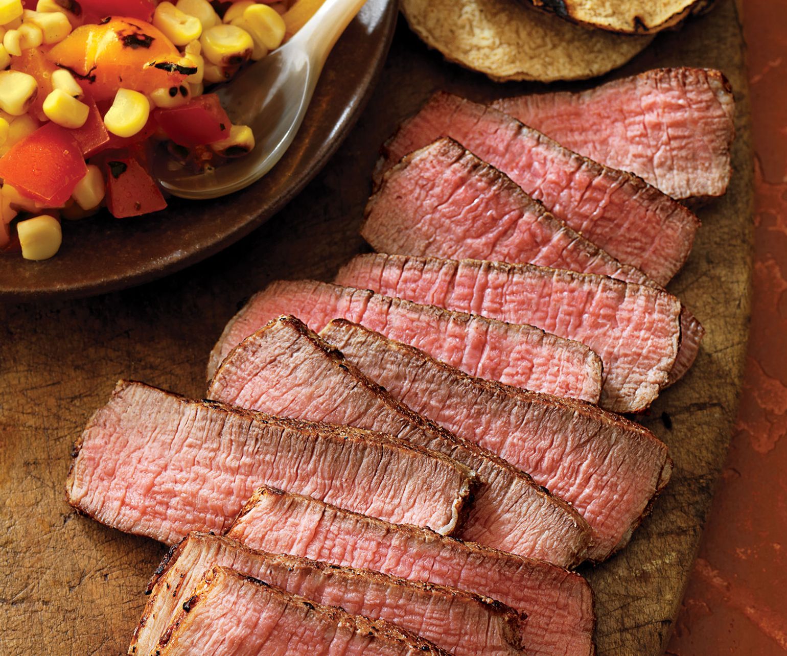 Grilled Southwest Steaks with Sunset Salad Beef Loving Texans Beef