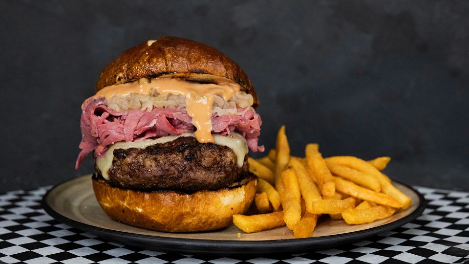 Irish Hills Reuben Burger