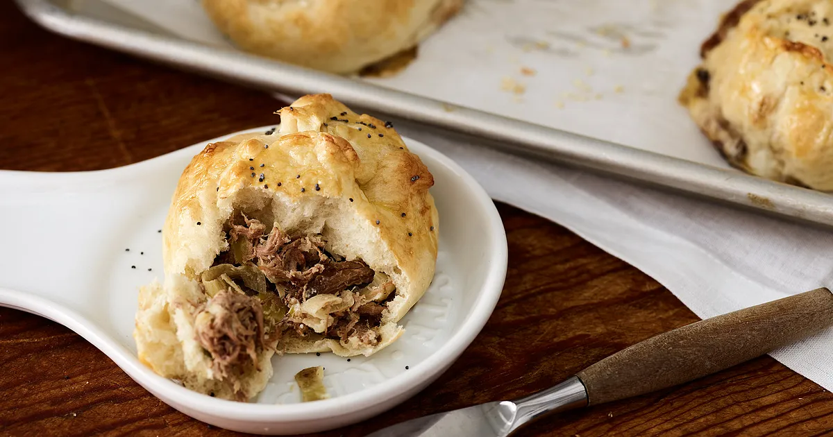 Beef and Caramelized Onion Knishes | Beef Loving Texans | Beef Loving Texans is your one-stop inform