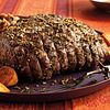 Herb-Crusted Petite Roast with Fig-Onion Relish