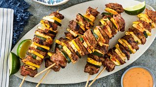 peruvian steak kabobs