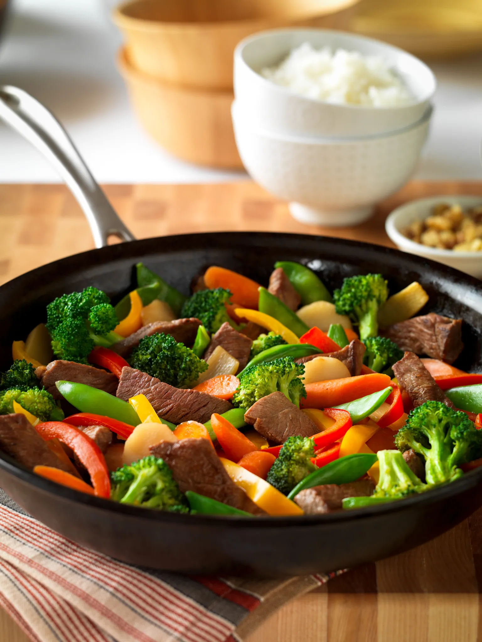 Sesame-Soy Beef Stir-Fry