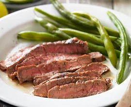 Tangy Lime Grilled Beef Top Round Steak