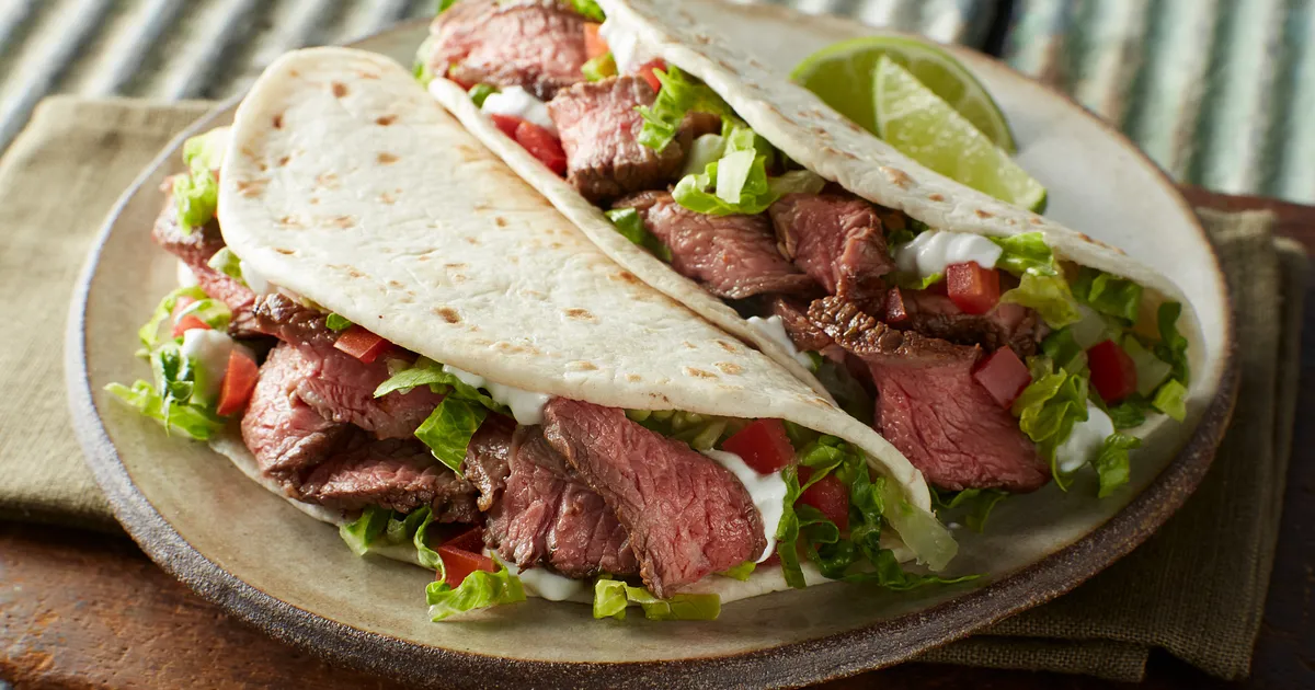 Beef Steak Soft Tacos | Beef Loving Texans | Beef Loving Texans is your one-stop information center 