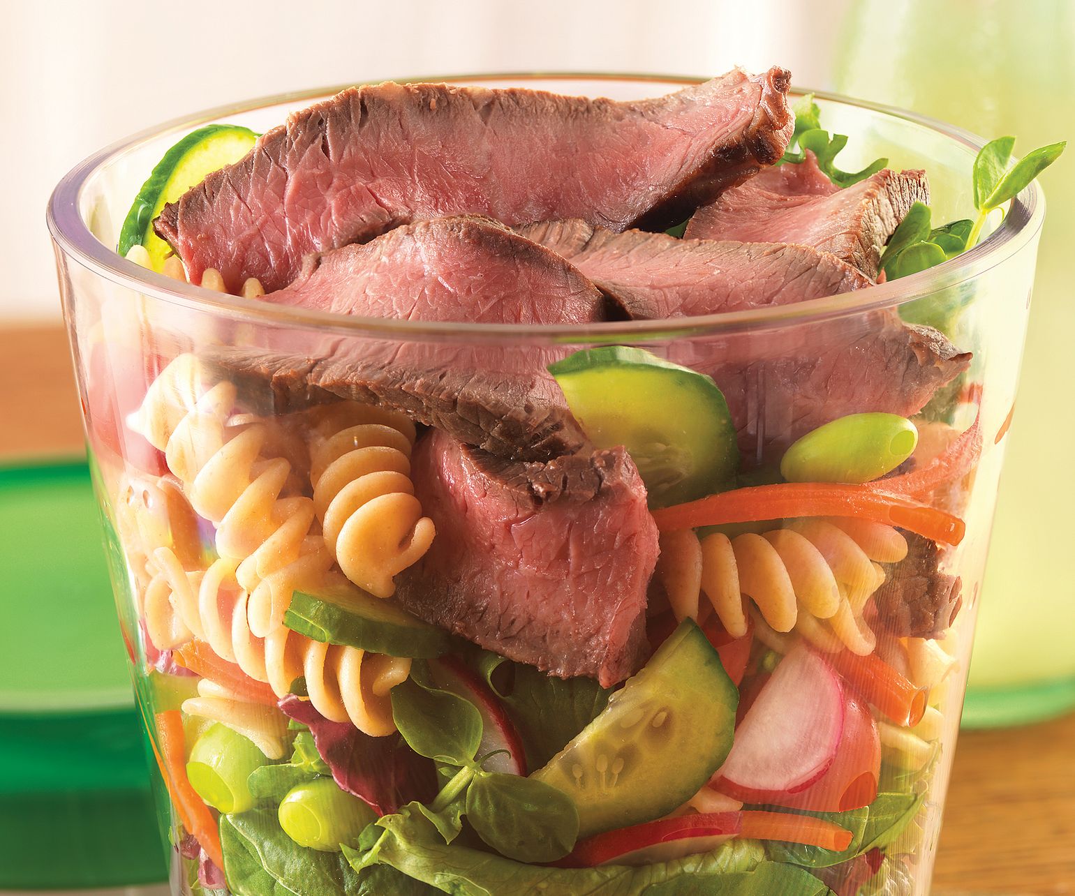 Layered Beef Salad On-The-Go