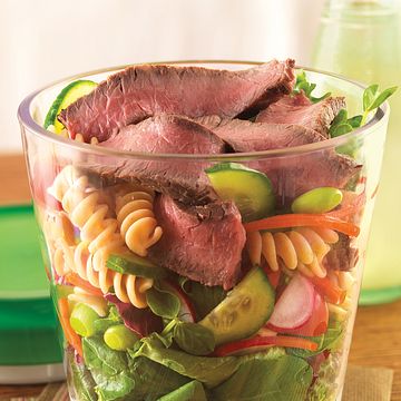 Layered Beef Salad On-The-Go