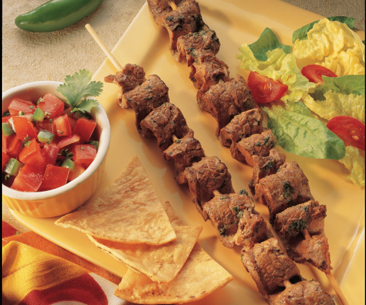 Skewered Southwest Steak