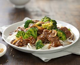 Asian Beef and Broccoli Noodle Bowl