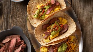 Steak and Eggs Breakfast Taco