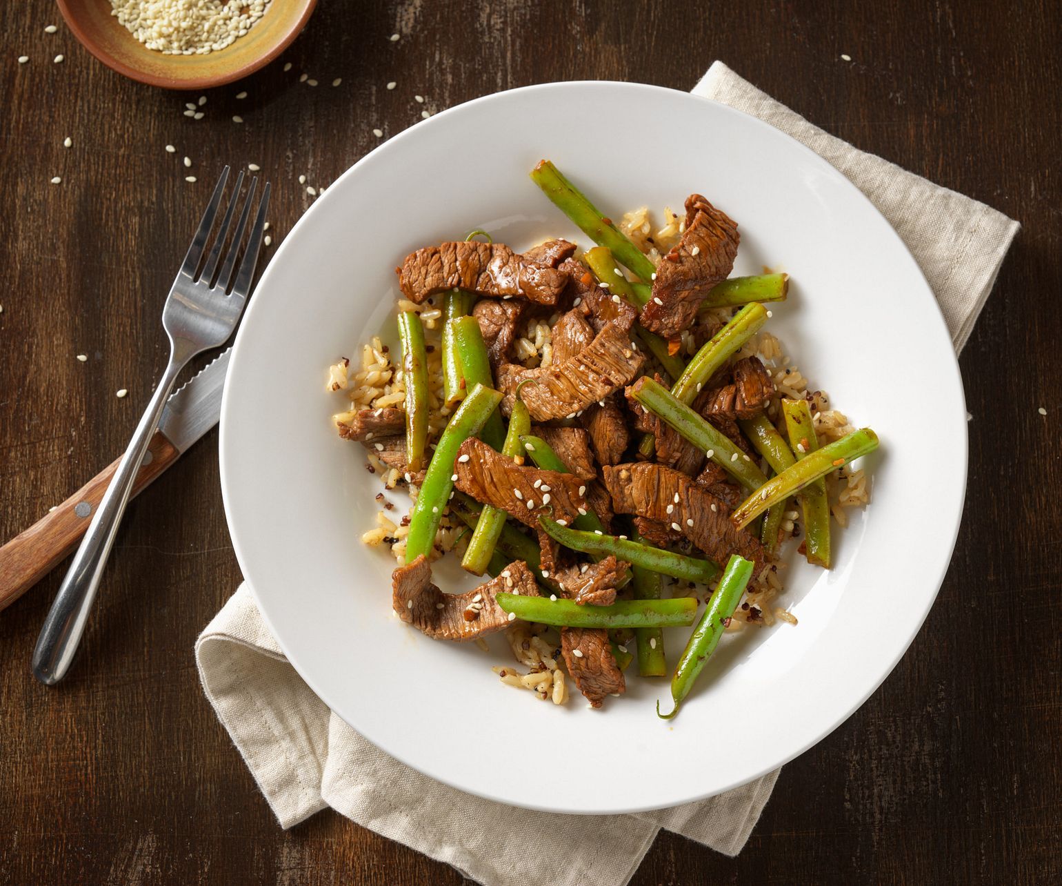 Beef Stir-Fry with Green Beans