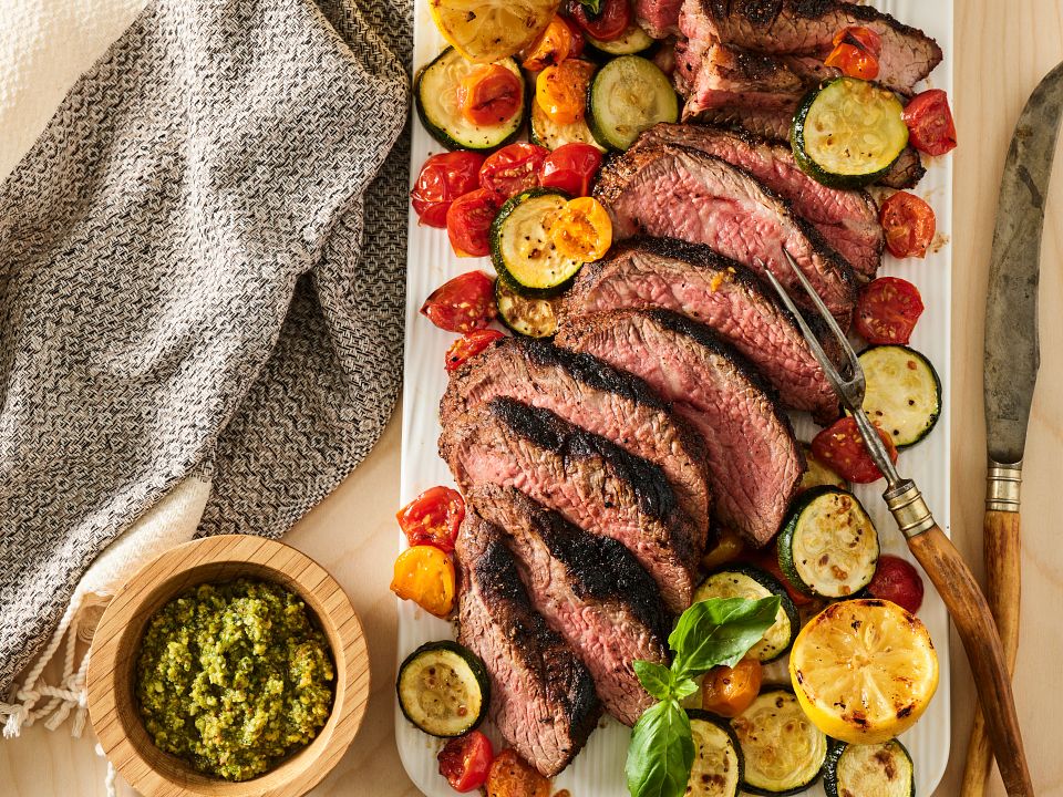 Santa Maria Tri-Tip Pistachio Pesto
