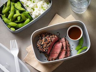 Sesame-Crusted Bento Box