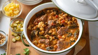 North African Harissa-Braised Beef Stew