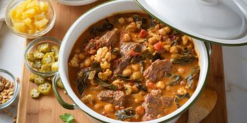 North African Harissa-Braised Beef Stew