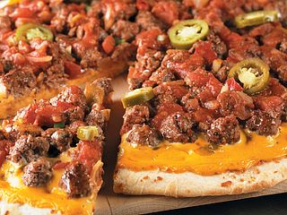 Spicy Nacho Beef Pizza