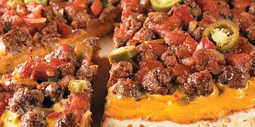 Spicy Nacho Beef Pizza