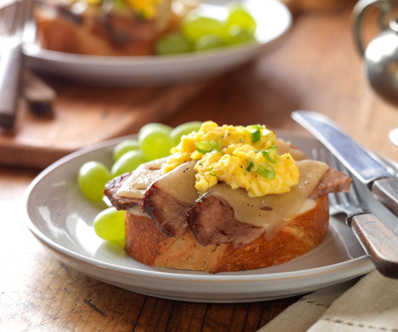 Breakfast Brisket Tartine