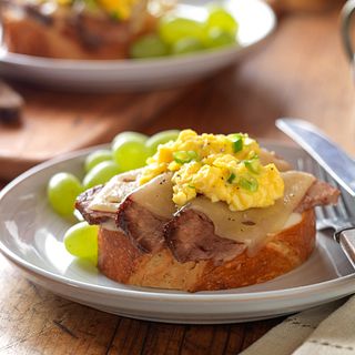 Breakfast Brisket Tartine