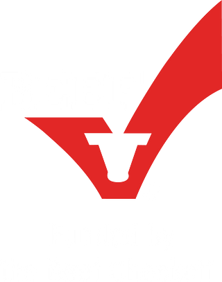 Beef Checkoff Logo Stacked - Funded by the Beef Checkoff - White and Red