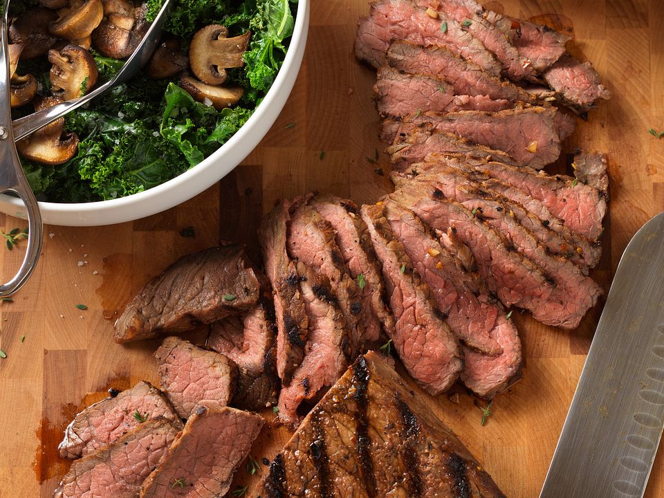 Red Wine Herb-Marinated Beef Steak
