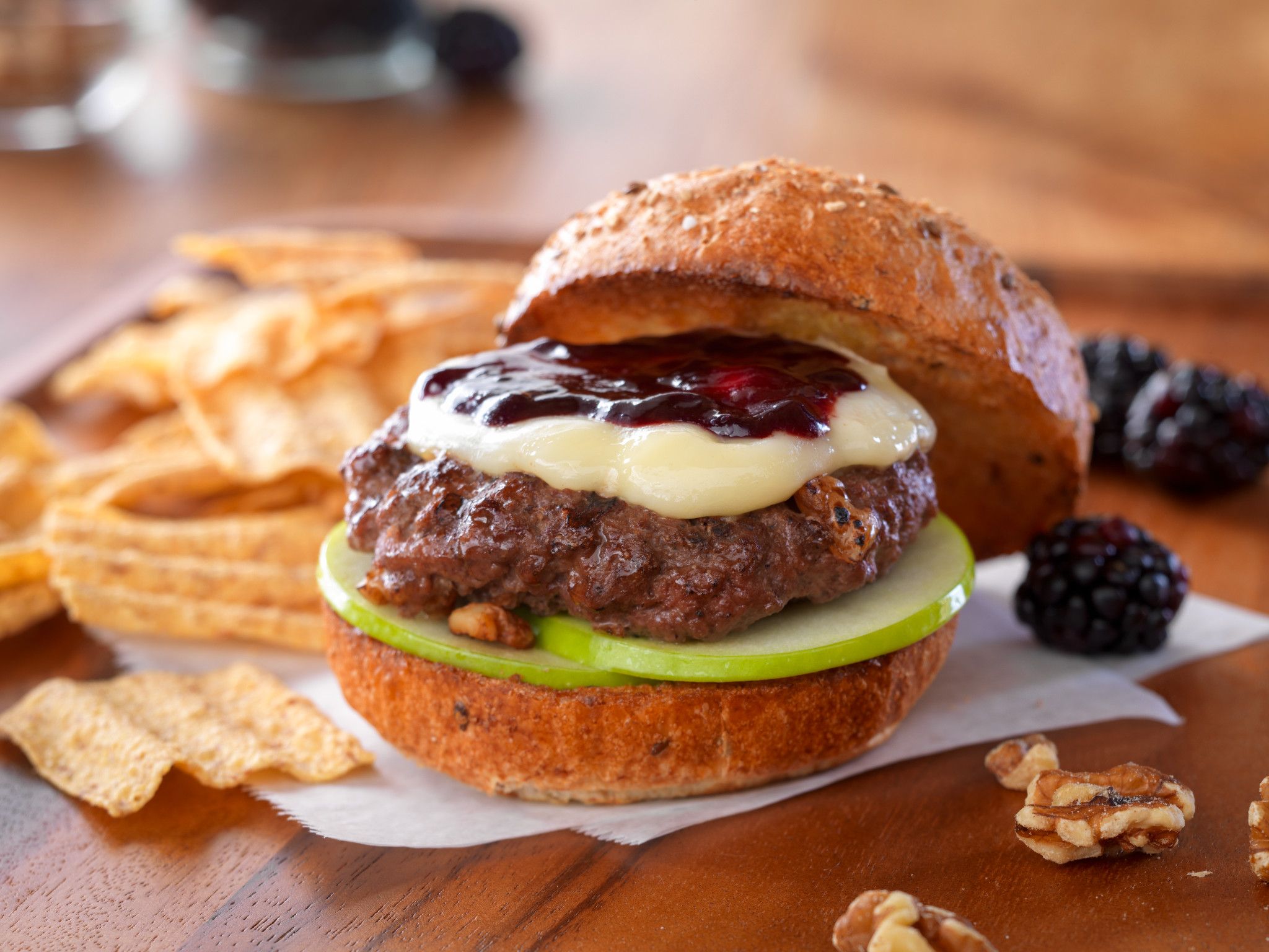 Fruit and Nut Burgers