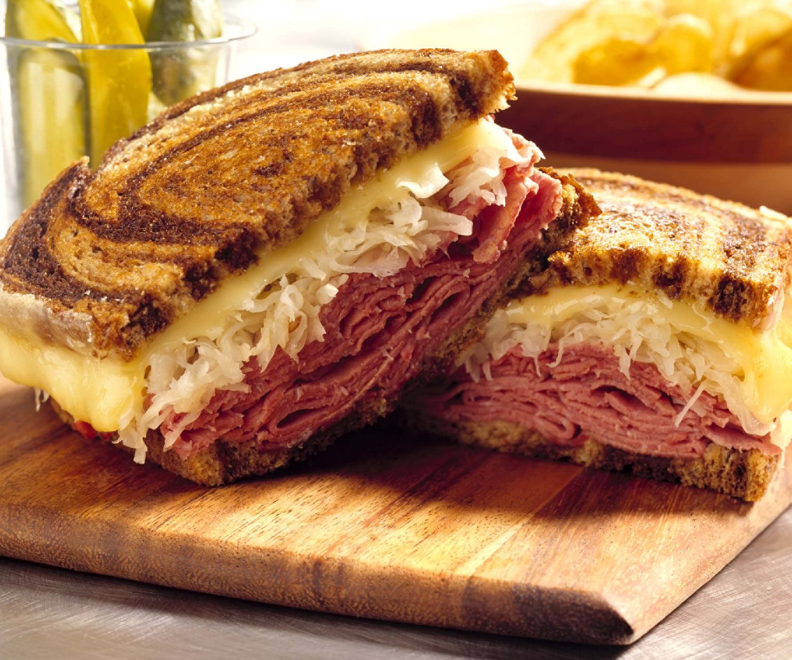 Classic Beef Reuben Sandwich