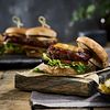 Beef Jerky Burger Sliders