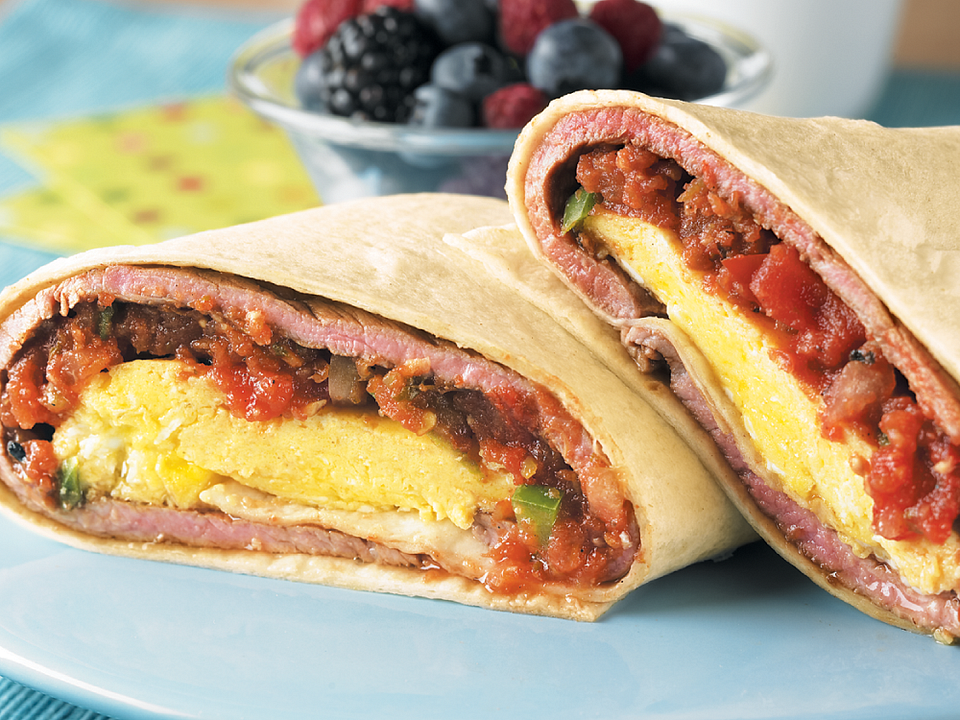 Breakfast Beef Burrito