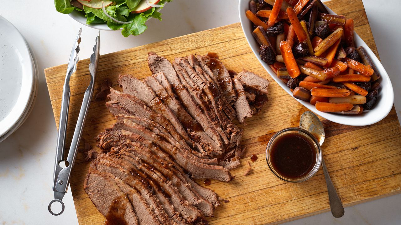 Beef Brisket with Savory Carrots & Prunes