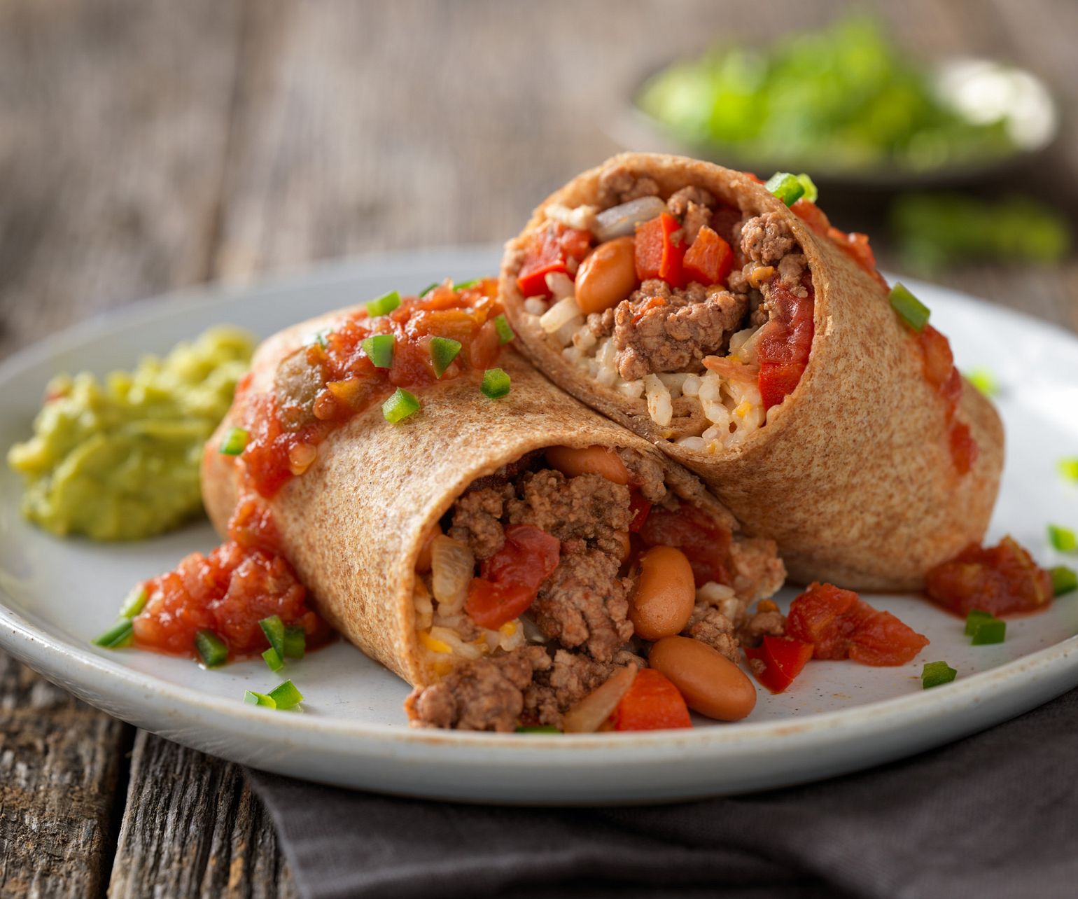 Beef and Cheese Burritos