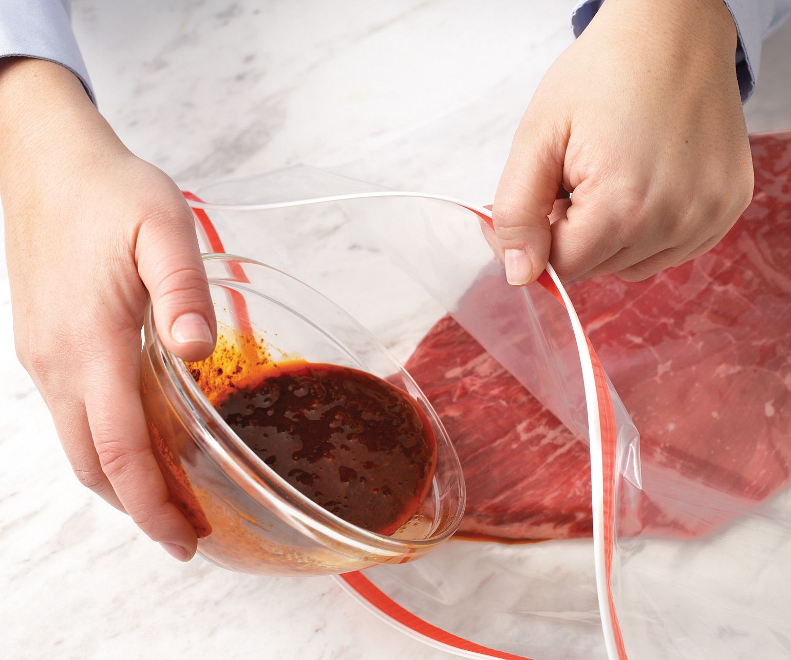 Garlic-Thyme Marinated Steaks