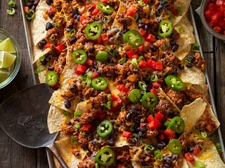 Mexican-Style Beef Sausage Nachos