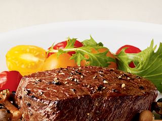 Succulent Filet in a Field of Greens