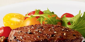 Succulent Filet in a Field of Greens