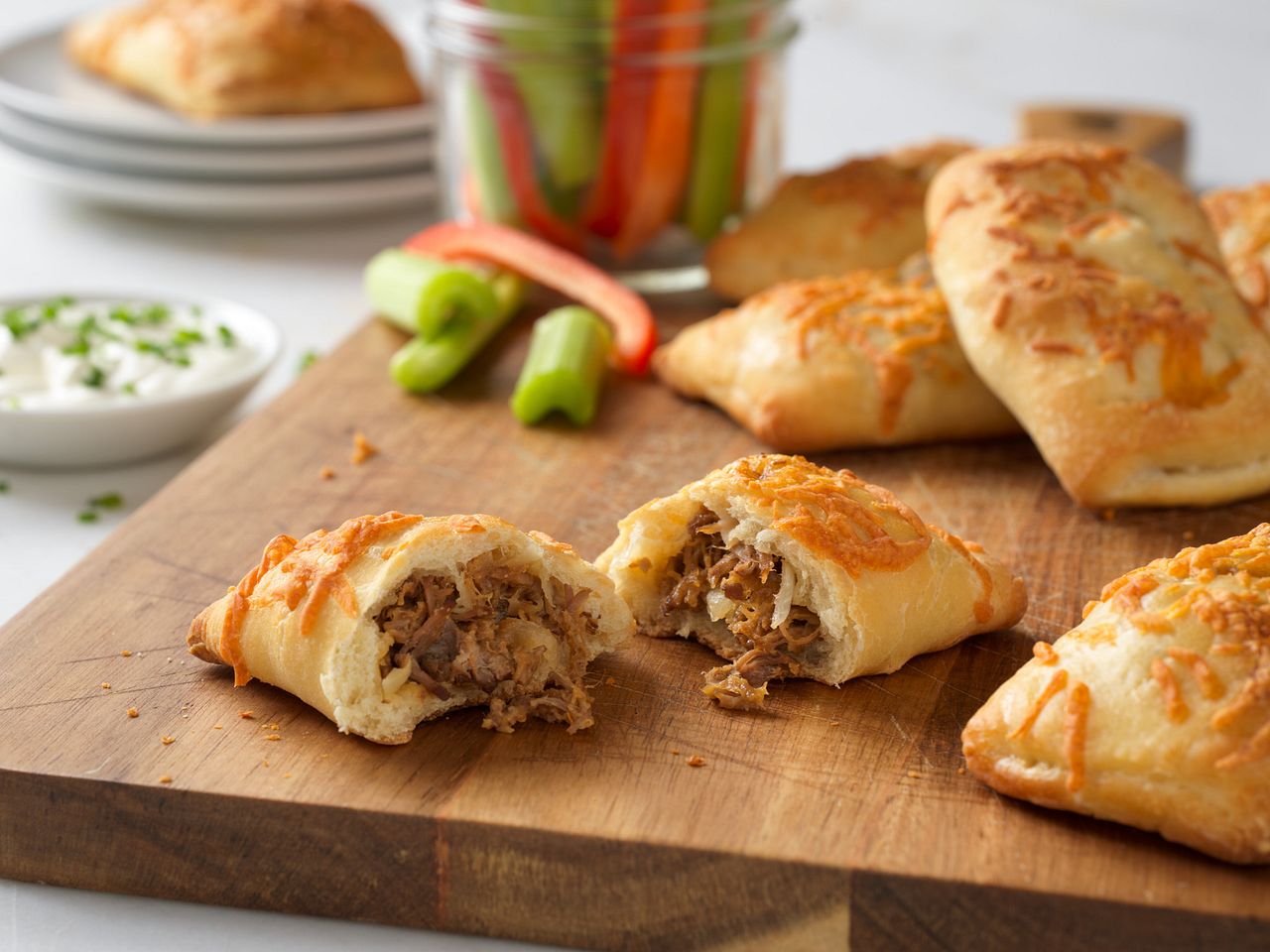 Roast Beef Cheddar Pockets