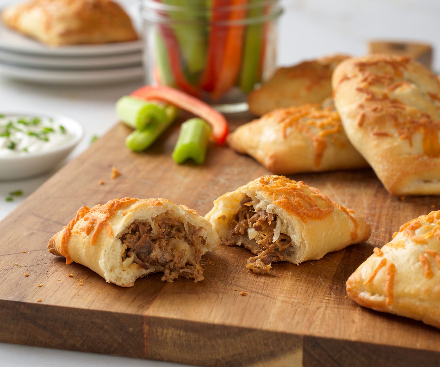 Roast Beef Cheddar Pockets