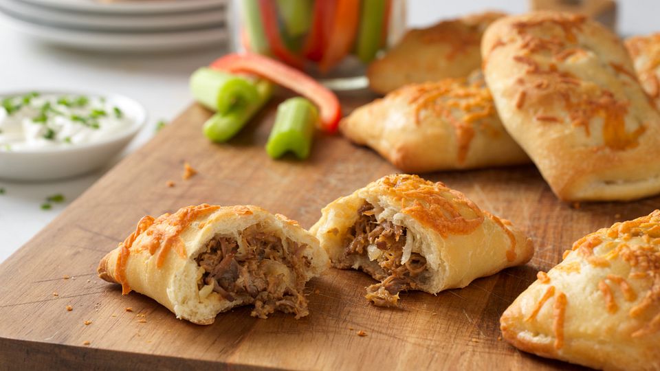 Roast Beef Cheddar Pockets